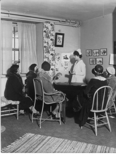 Birth Control Clinical Research Bureau in New York, photo via the Margaret Sanger Papers, no known restrictions on use